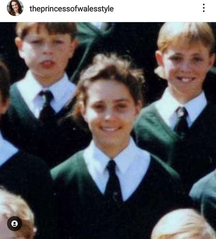 kate middleton foto da bambina