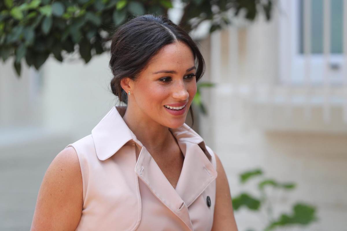 Meghan Markle e lo chignon basso