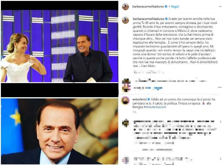 Silvio Berlusconi omaggi conduttori