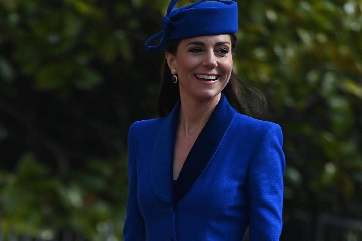 Kate Middleton blu