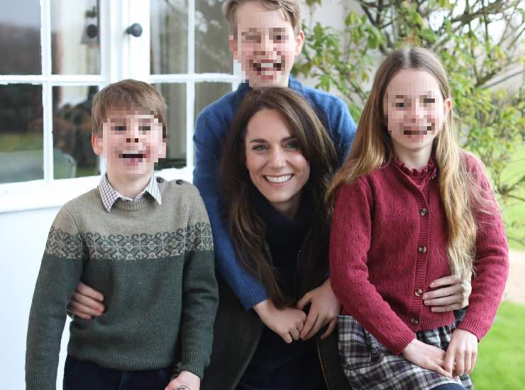 Kate Middleton con i figli