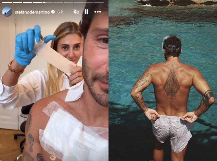 Stefano De Martino tatuaggio