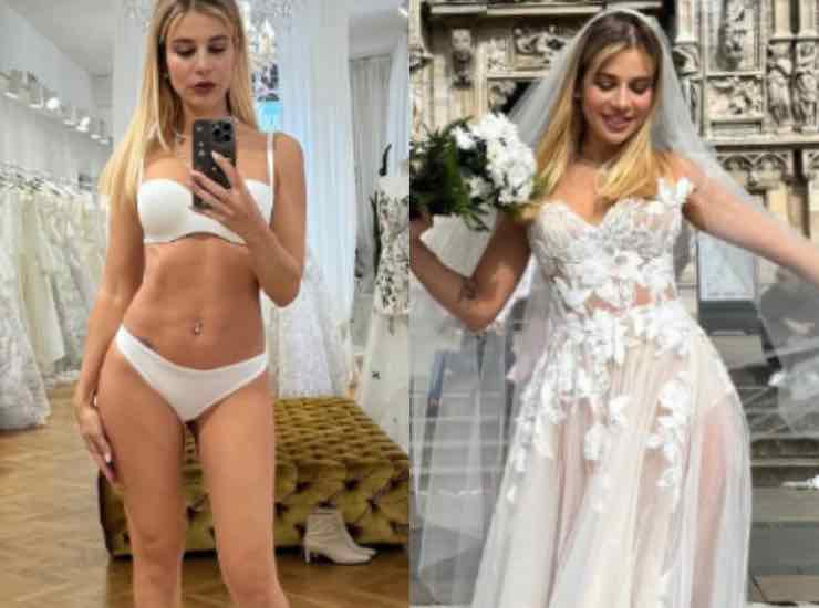 Clizia Incorvaia abito sposa