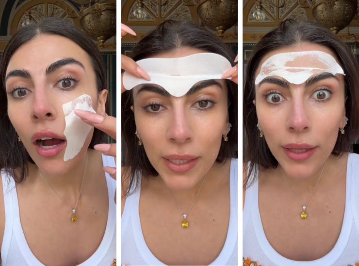 Giulia Salemi maschera viso