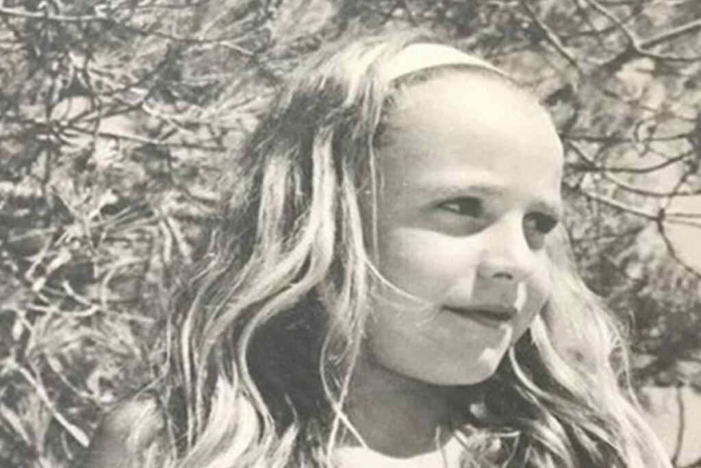 conduttrice Tv bambina