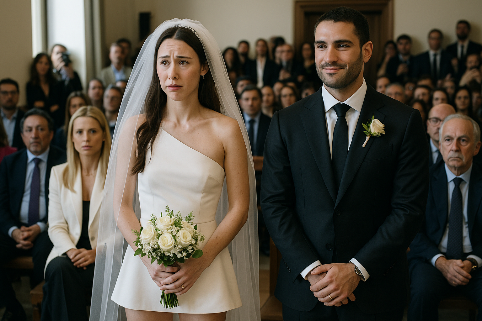 Aurora Ramazzotti si sposa in comune: il look scatena le critiche del web