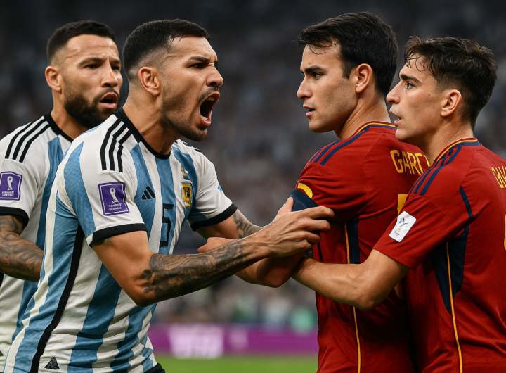 Rissa ai Mondiali 2026: Paredes picchia Garcia e Gavi dopo la sconfitta argentina