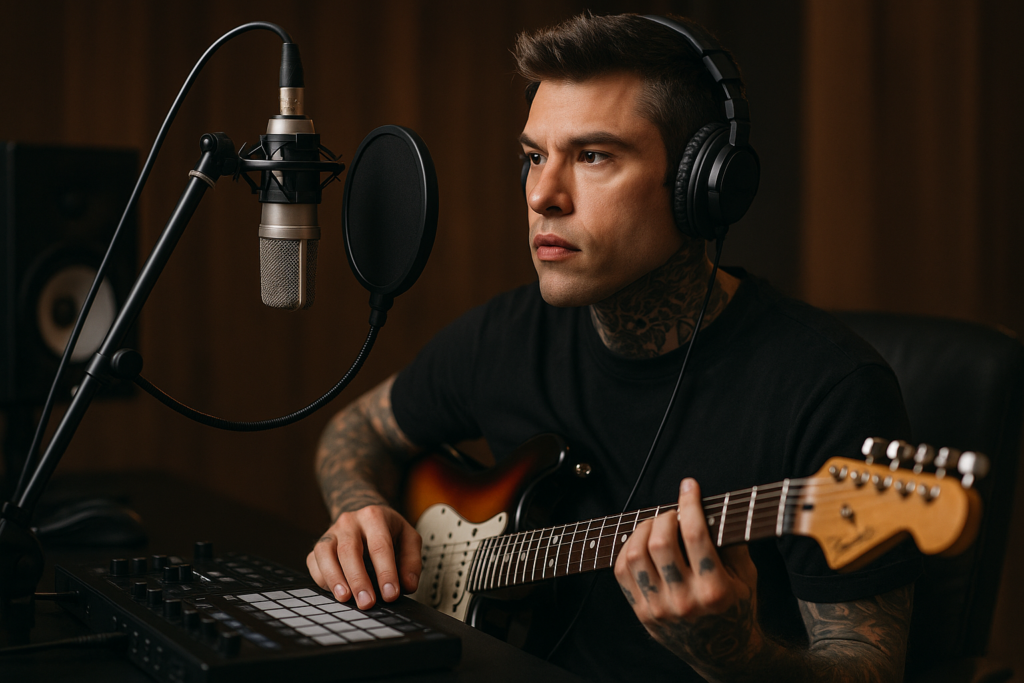 Fedez torna in studio: nuova musica in arrivo