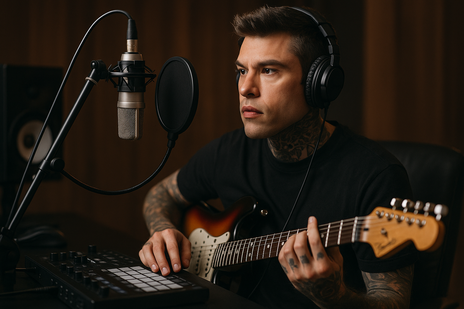 Fedez torna in studio: nuova musica in arrivo