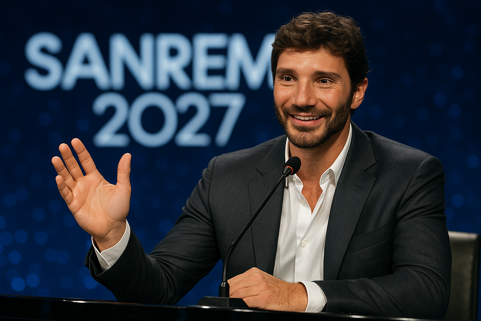 Sanremo 2027: Stefano De Martino annuncia meno big e taglio più internazionale