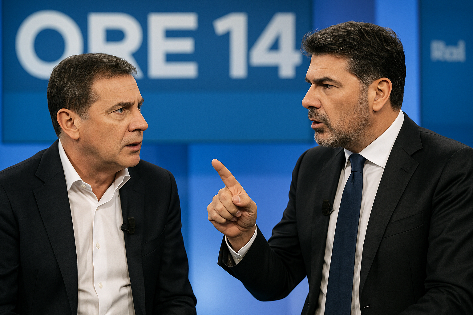 Milo Infante vs Salvo Sottile: la guerra fredda per Ore 14 su Rai Due (2)