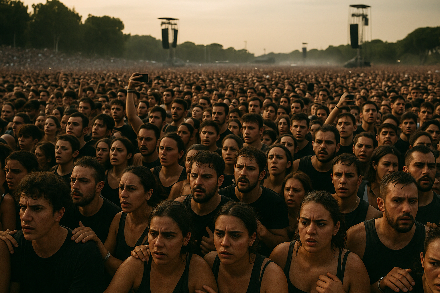 Ultimo, concerto da record a Roma ma scoppia la polemica: 250mila spettatori ammassati e costretti a dormire sul marciap