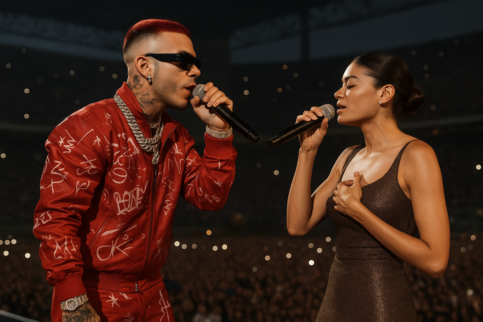 Sfera Ebbasta infiamma San Siro con ospiti a sorpresa: Elodie e la dedica a Franceska (2)