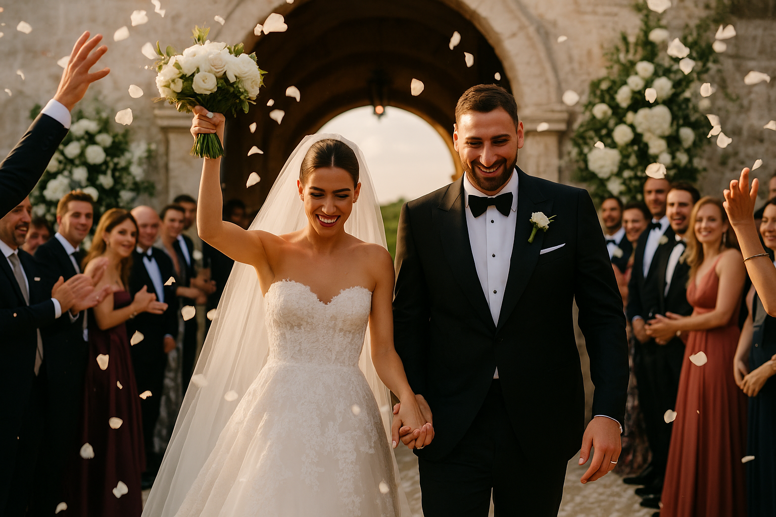 Gianluigi Donnarumma sposa Alessia Elefante in Puglia: matrimonio da favola con Dolce & Gabbana (2)