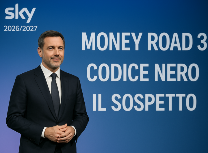 Palinsesti Sky 2026/2027: Money Road 3 non arriva, Codice Nero con Guanciale e Il Sospetto con Gassmann