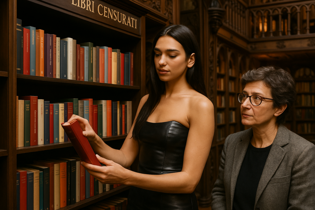 Dua Lipa apre la Manifesto Library a Porto: Chiara Valerio difende i libri censurati