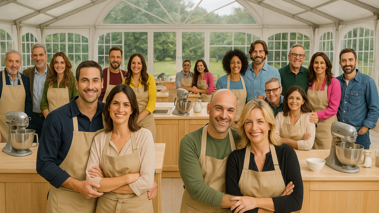 Bake Off Celebrity 2026, torna la versione vip: 8 coppie in gara su Real Time