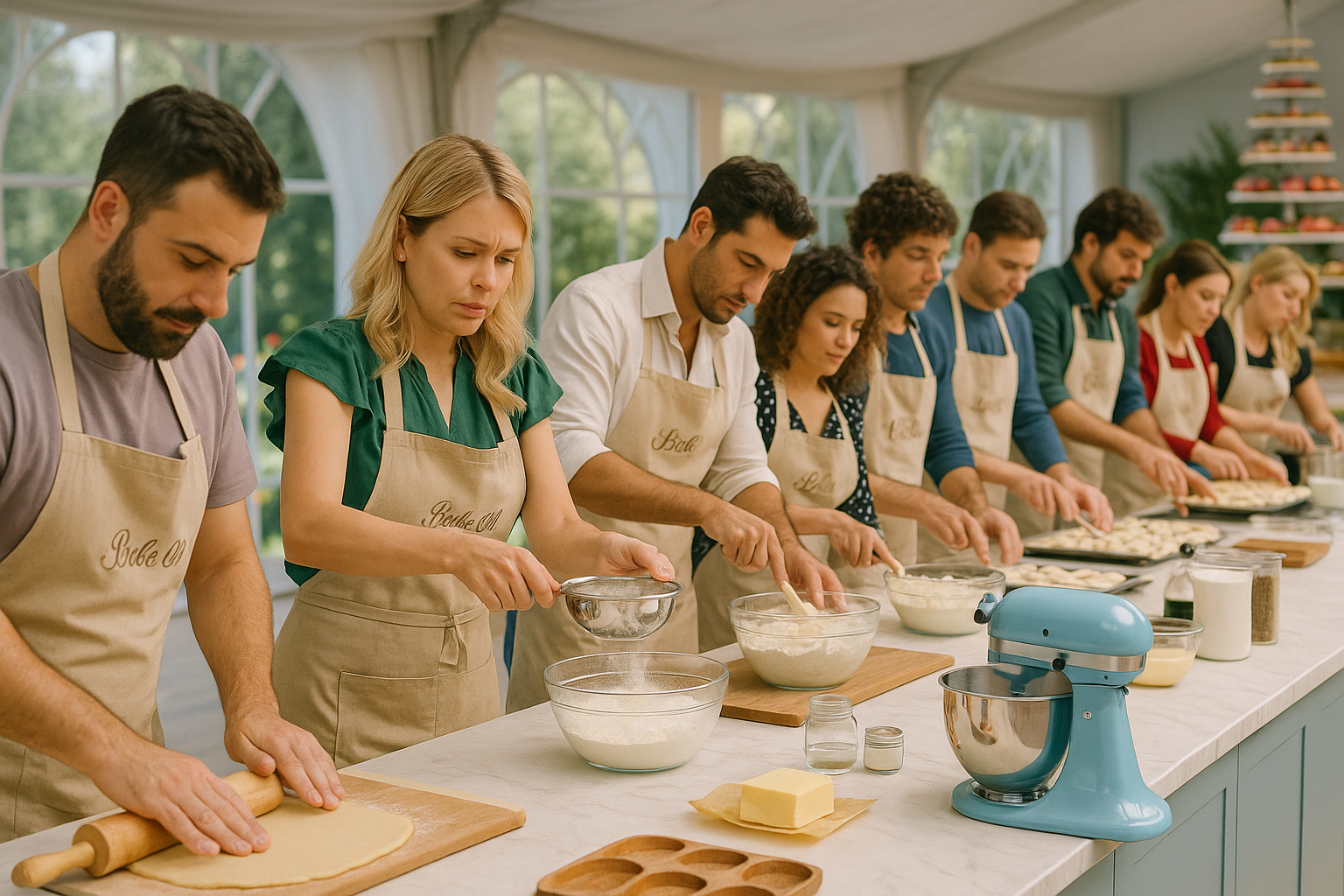 Bake Off Celebrity 2026, torna la versione vip: 8 coppie in gara su Real Time (2)