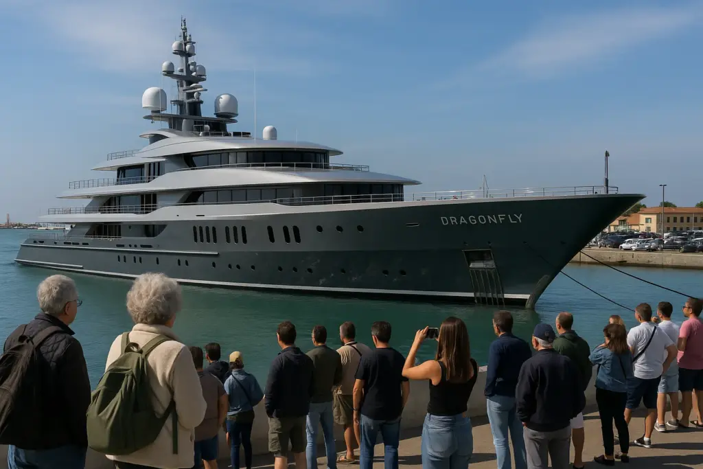 Dragonfly, lo yacht da 200 milioni di Sergey Brin attracca a Ostia: quanto costa il lusso del co-fondatore di Google