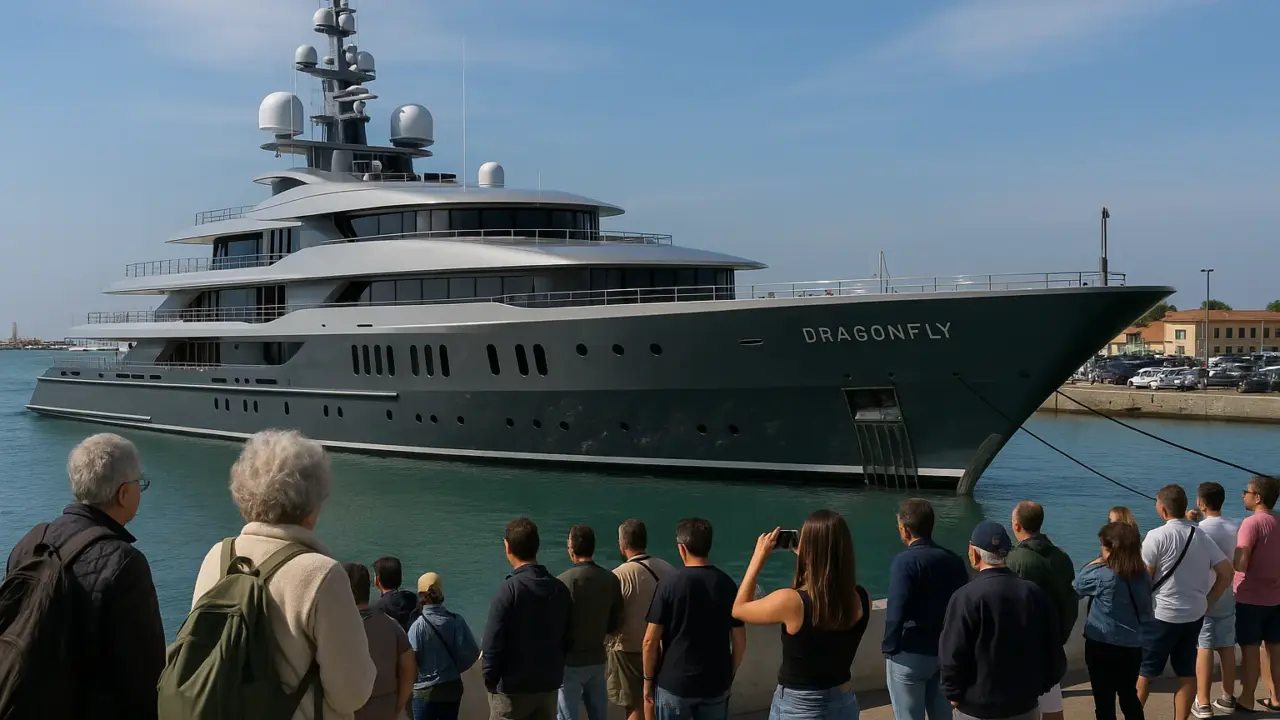 Dragonfly, lo yacht da 200 milioni di Sergey Brin attracca a Ostia: quanto costa il lusso del co-fondatore di Google