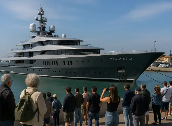 Dragonfly, lo yacht da 200 milioni di Sergey Brin attracca a Ostia: quanto costa il lusso del co-fondatore di Google