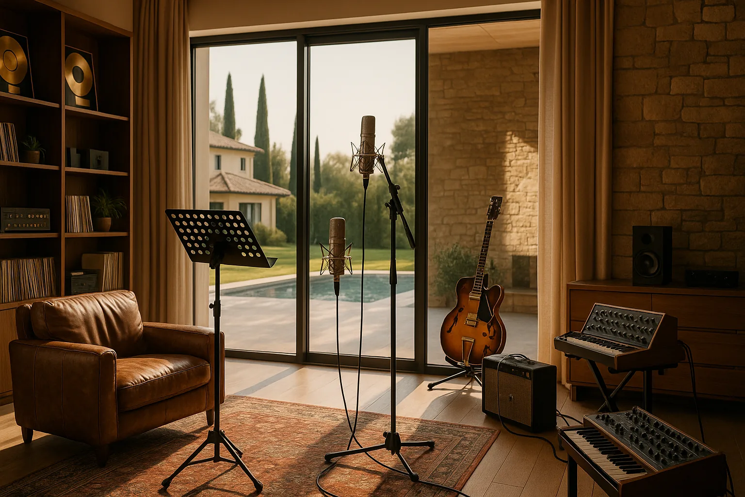 Ultimo a Roma: dentro la villa extra lusso con piscina, pianoforte a coda e studio musicale (2)