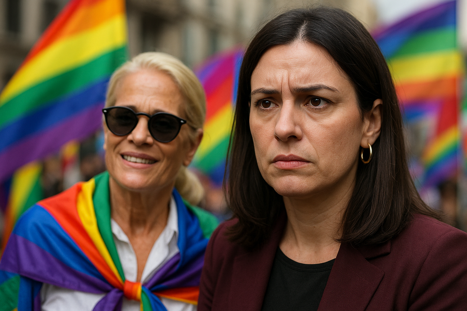 Monica J. Romano contro Heather Parisi al Siracusa Pride: la polemica sui diritti LGBTQIA+