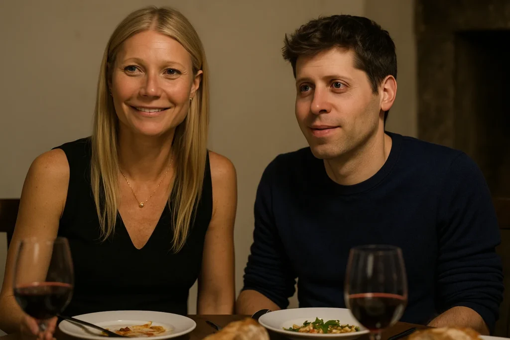 Gwyneth Paltrow replica alle critiche sulla cena con Sam Altman