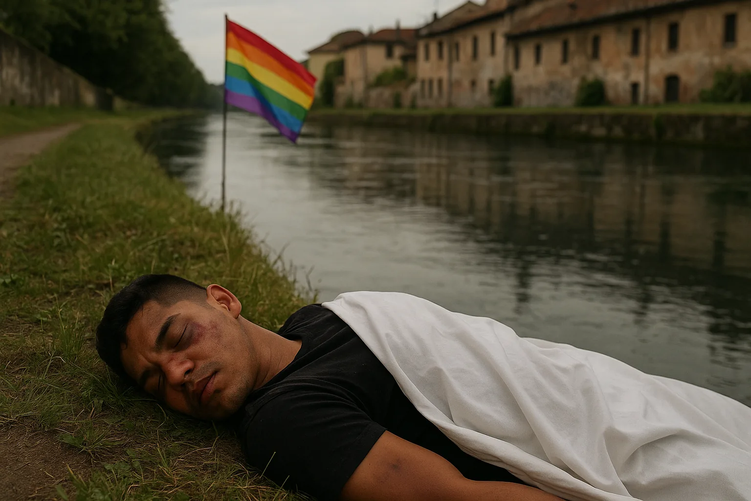 Vigevano: morto il 24enne salvadoregno aggredito per omofobia nel canale