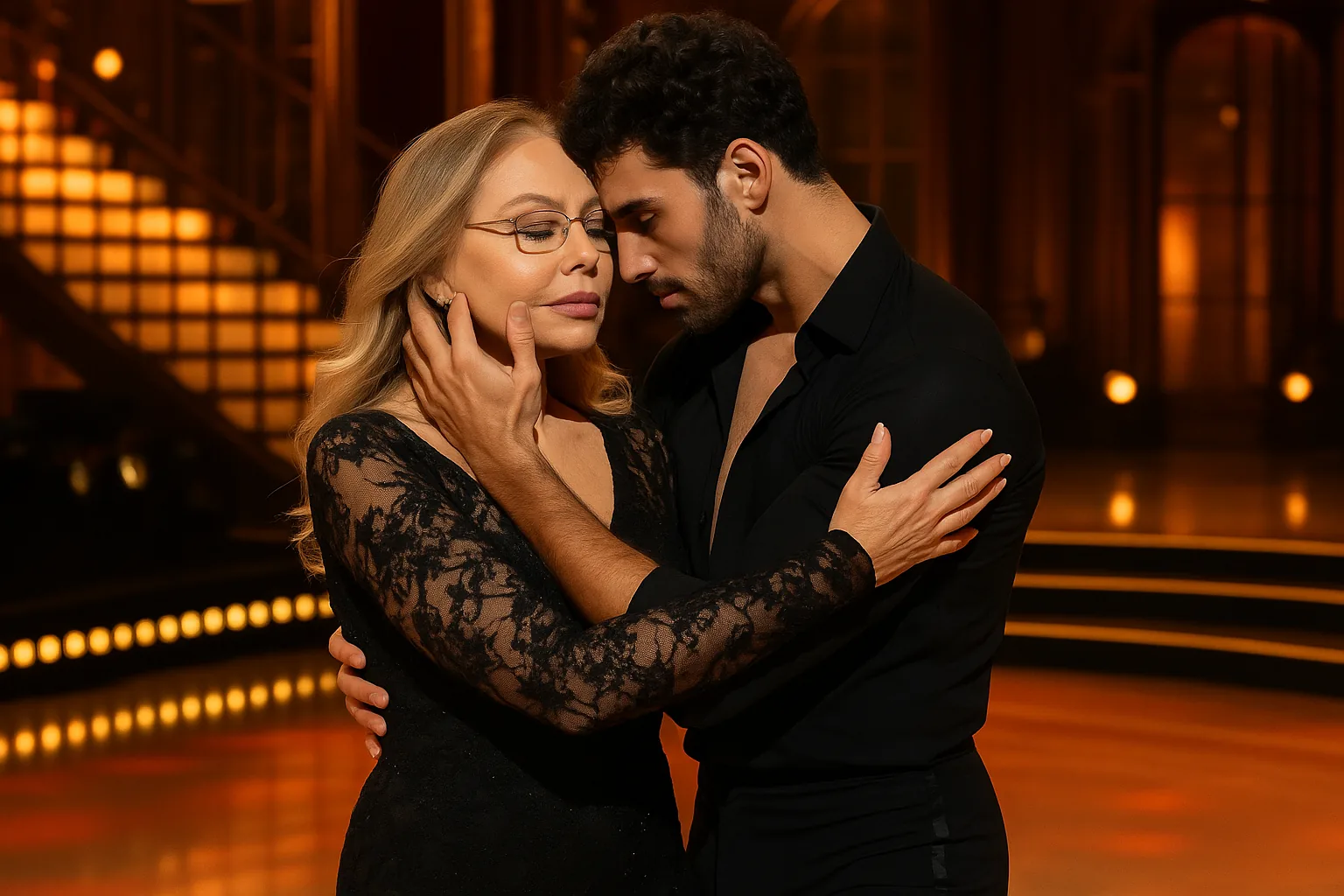 Ballando con le Stelle, Ornella Muti e Pasquale La Rocca: la rumba 'al bacio'