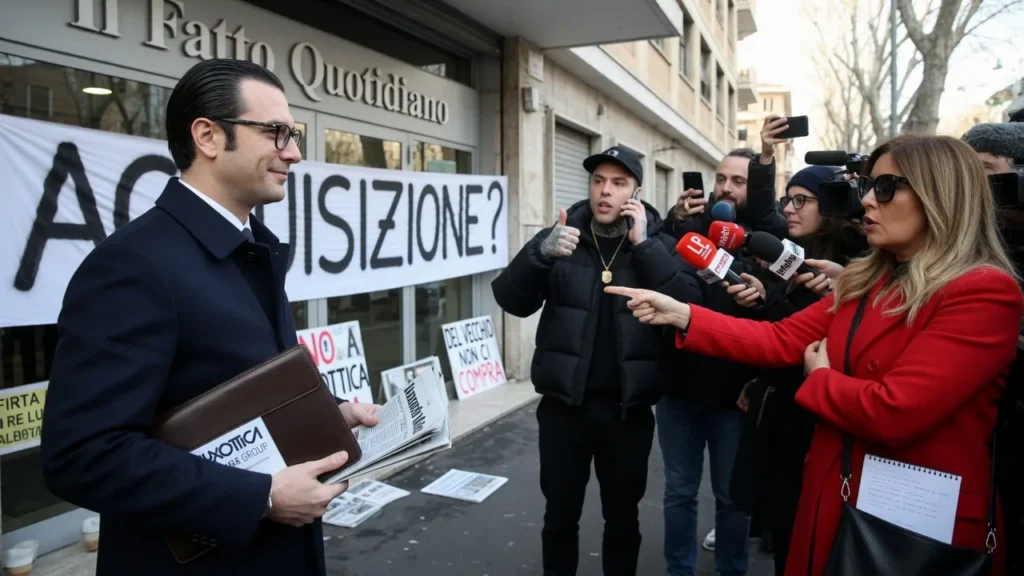 Leonardo Maria Del Vecchio tenta l'acquisizione di Il Fatto Quotidiano