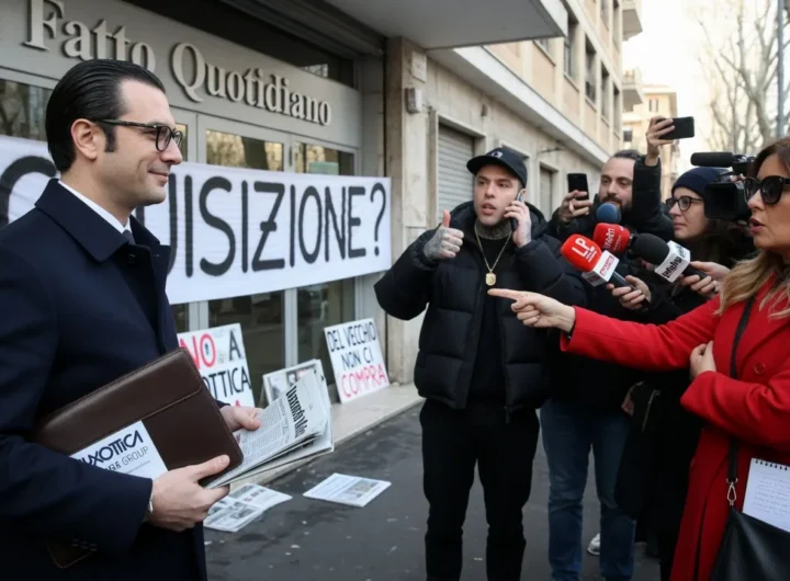 Leonardo Maria Del Vecchio tenta l'acquisizione di Il Fatto Quotidiano