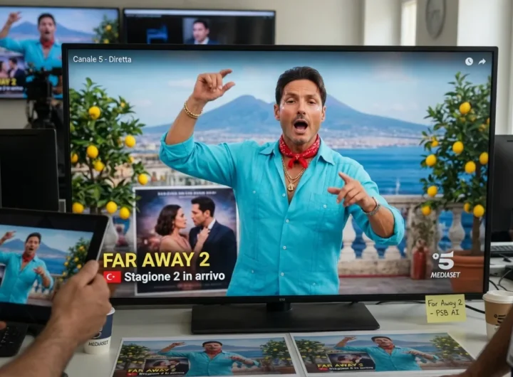 Pier Silvio Berlusconi in versione AI annuncia Far Away 2: il ritorno della serie turca