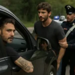 Fabrizio Corona insegue Stefano De Martino: l'intervento dei carabinieri e il fermo